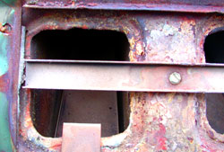 The acidic nature of the natural gas exhaust corrodes fireboxes